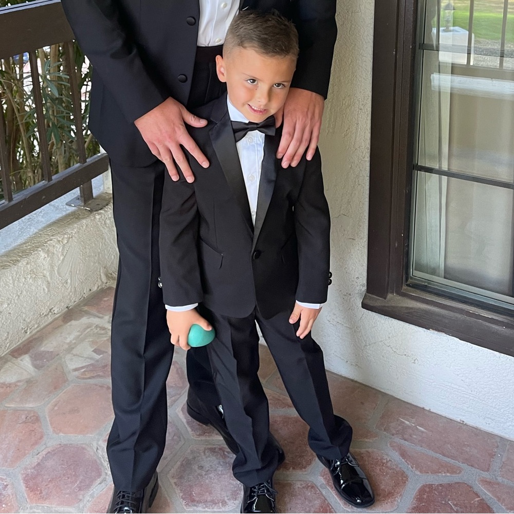 Classic Black Kids Suit